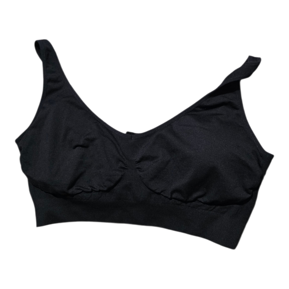 Women's Black Seamless Sports Bra XXL